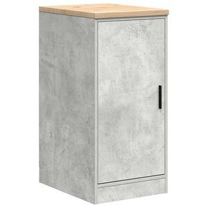 vidaXL Armoire de rangement de garage gris b&eacute;ton 40x51x85 cm bois pin