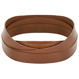 vidaXL Sangle en Cuir Marron 500 x 4 cm Cuir