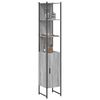 vidaXL Armoire de salle de bain sonoma gris bois d'ing&eacute;nierie