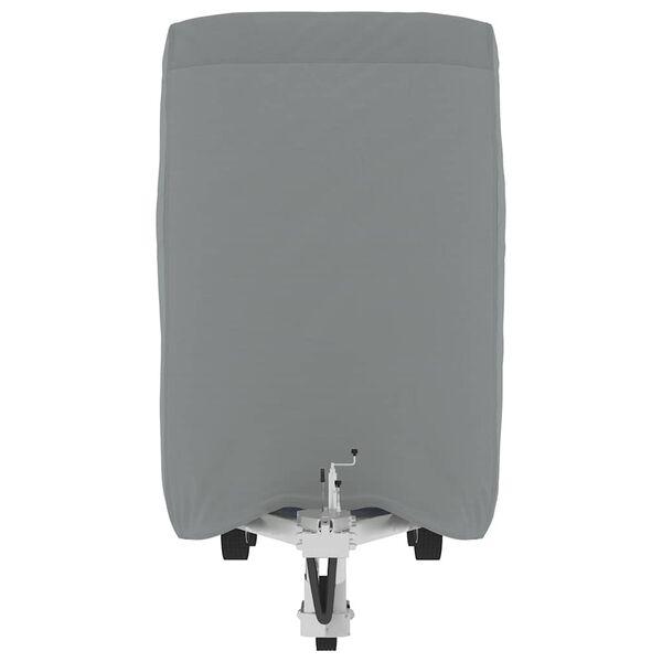 vidaXL Housse de remorque chevaux gris 334x148x230 cm tissu non tiss&eacute;