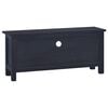 vidaXL Meuble TV Caf&eacute; noir clair 100x30x45 cm Bois d'acajou massif