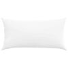 vidaXL Coussins de canap&eacute; 2 pcs Blanc 80 x 40 cm tissu