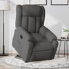 vidaXL Fauteuil inclinable Gris fonc&eacute; Tissu