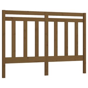 vidaXL T&ecirc;te de lit Marron miel 166x4x100 cm Bois massif de pin