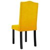 vidaXL Chaises &agrave; manger lot de 2 jaune velours