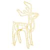 vidaXL Renne de No&euml;l Blanc chaud 76x42x87 cm
