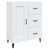 vidaXL Buffet Blanc 69,5x34x90 cm Bois d'ing&eacute;nierie