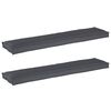 vidaXL Set de coussins de palette 2 pc Tissu Oxford Anthracite
