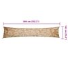 vidaXL Filet de camouflage avec sac de rangement 844x142 cm sable