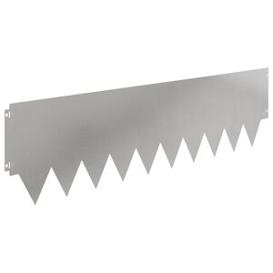 vidaXL Bordure de Pelouse 20 pcs m&eacute;tal