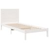 vidaXL Cadre de lit extra long sans matelas 100x220 cm bois massif