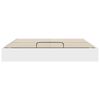 vidaXL Cadre de lit ottoman avec stockage Blanc 193 x 120 x 25 cm