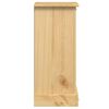 vidaXL Table de chevet Corona 35x32,5x74 cm bois de pin massif
