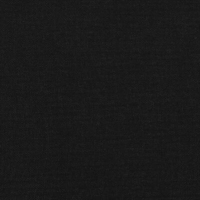 vidaXL Cadre de lit noir 120x190 cm tissu