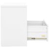 vidaXL Classeur Blanc 90x46x72,5 cm Acier