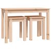 vidaXL Tables gigognes 3 pcs Bois de pin massif