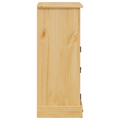 vidaXL Armoire de salle de bain Corona 70x33x80 cm bois de pin massif