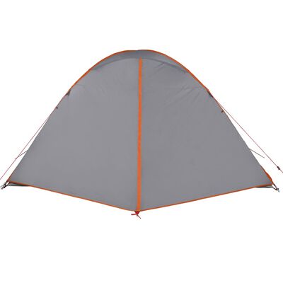 vidaXL Tente de camping à dôme 6 personnes orange imperméable