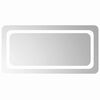 vidaXL Miroir de salle de bain &agrave; LED 80x40 cm