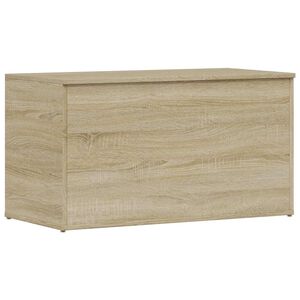 vidaXL Coffre de rangement Ch&ecirc;ne sonoma 84x42x46 cm Bois d'ing&eacute;nierie