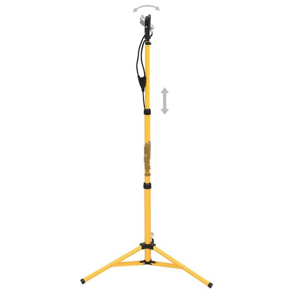 vidaXL Projecteur &agrave; LED avec tr&eacute;pied 2x20 W Blanc froid