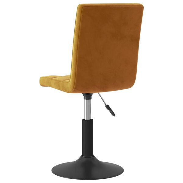 vidaXL Tabouret de bar Marron Velours