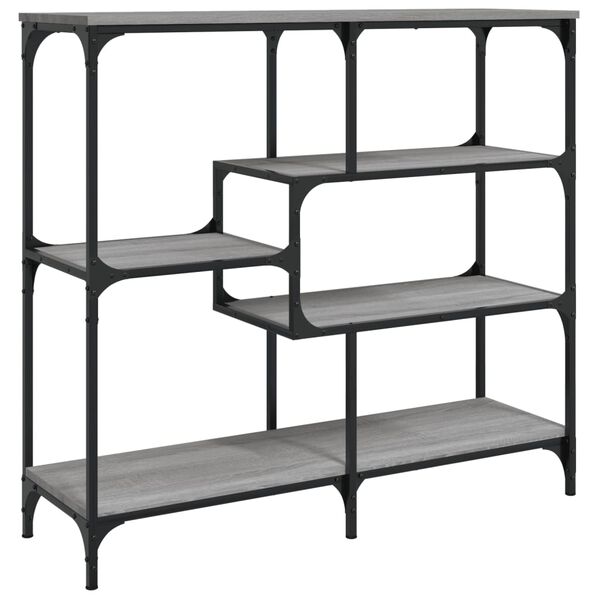 vidaXL Table console sonoma gris 103x32x95 cm bois d'ingénierie
