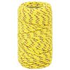 vidaXL Corde de bateau Jaune 2 mm 25 m Polypropyl&egrave;ne