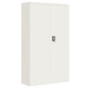 vidaXL Classeur blanc 105x40x180 cm acier