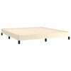 vidaXL Cadre de lit sans matelas cr&egrave;me 180x200 cm similicuir