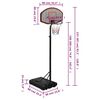 vidaXL Support de basket-ball Noir 237-307 cm Poly&eacute;thyl&egrave;ne