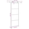 vidaXL Porte coulissante avec kit de quincaillerie 76x205 cm Verre ESG