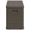 vidaXL Boîte de rangement de jardin 280 L Marron