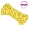 vidaXL Corde de bateau Jaune 4 mm 500 m Polypropyl&egrave;ne