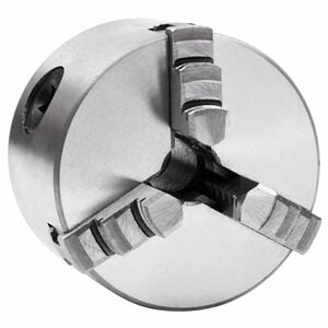 vidaXL Mandrin de tour auto-centrant &agrave; 3 m&acirc;choires 80 mm Acier K11 80