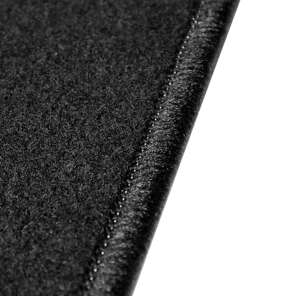 vidaXL Tapis de V&eacute;hicule Motoris&eacute; Noir tissu