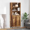 vidaXL Haut Armoire Bois Ancien 69,5 x 34 x 180 cm