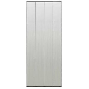 vidaXL Moustiquaire avec rideau en maille noir 100x220 cm polyester