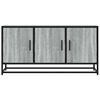 vidaXL Meuble TV sonoma gris 100x35x50 cm bois d'ing&eacute;nierie et m&eacute;tal