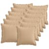 vidaXL Housse de coussin 12 pcs HOUTEN Cr&egrave;me 40 x 40 cm