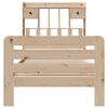 vidaXL Lit biblioth&egrave;que sans matelas 90x200 cm bois de pin massif
