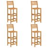 vidaXL Ensemble de bar d'extérieur 5 pcs Bois d'acacia massif