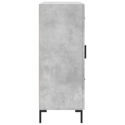 vidaXL Buffet gris béton 69,5x34x90 cm bois d'ingénierie