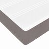 vidaXL Lit avec rangement et matelas Taupe 120 x 200 cm Polyester