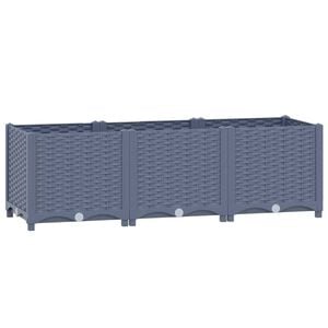 vidaXL Lit sur&eacute;lev&eacute; 120x40x38 cm Polypropyl&egrave;ne