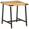 vidaXL Table d’appoint 45x45x50 cm bois massif de manguier et fer