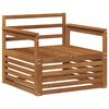vidaXL 2 pc Canap&eacute; d&rsquo;ext&eacute;rieur Naturel