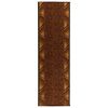 vidaXL Tapis Couloir FLORNES Tiss&eacute; Marron PP 7 mm