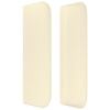 vidaXL T&ecirc;te de lit avec oreilles Cr&egrave;me 183x16x78/88 cm Similicuir