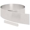 vidaXL Bordure de Pelouse Argent 450 x 0,05 x 15 cm Acier inoxydable
